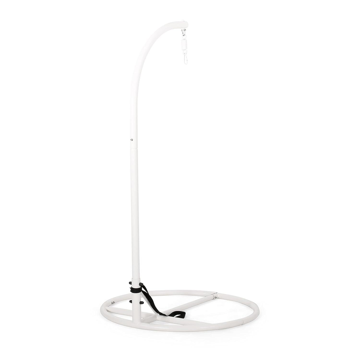 Christopher Knight Home  Briggs Indoor/Outdoor Hanging Chair Stand Only White