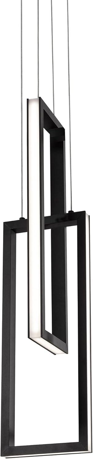 AFX - Cole - 2 Light Pendant-Black Finish