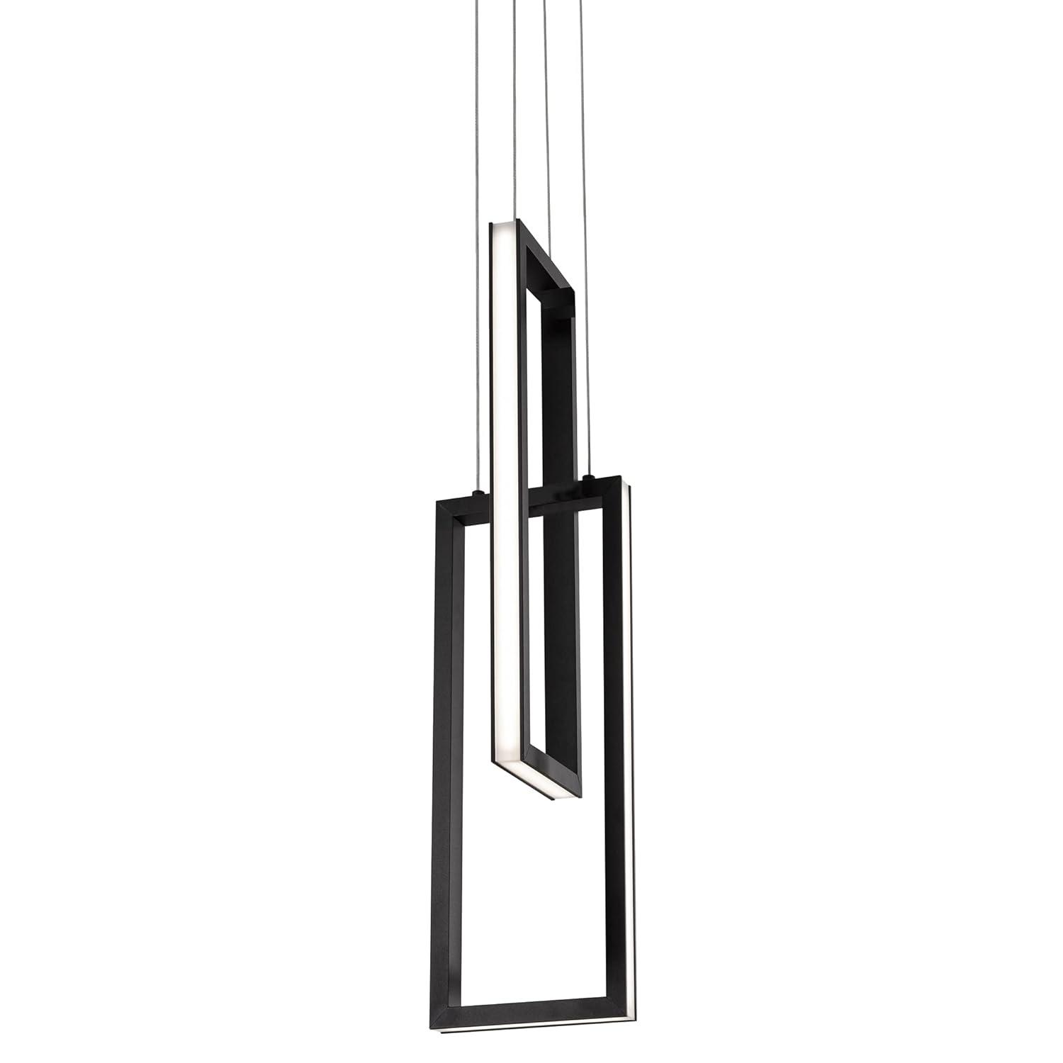 AFX - Cole - 2 Light Pendant-Black Finish