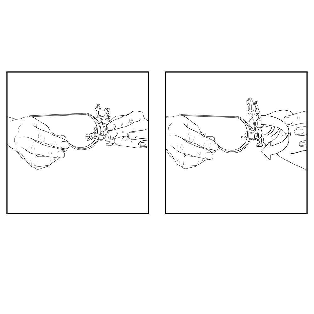 Original MantleClips™ Stocking Holder