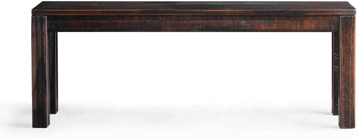 Montauk Driftwood Solid Pine Wood Bench