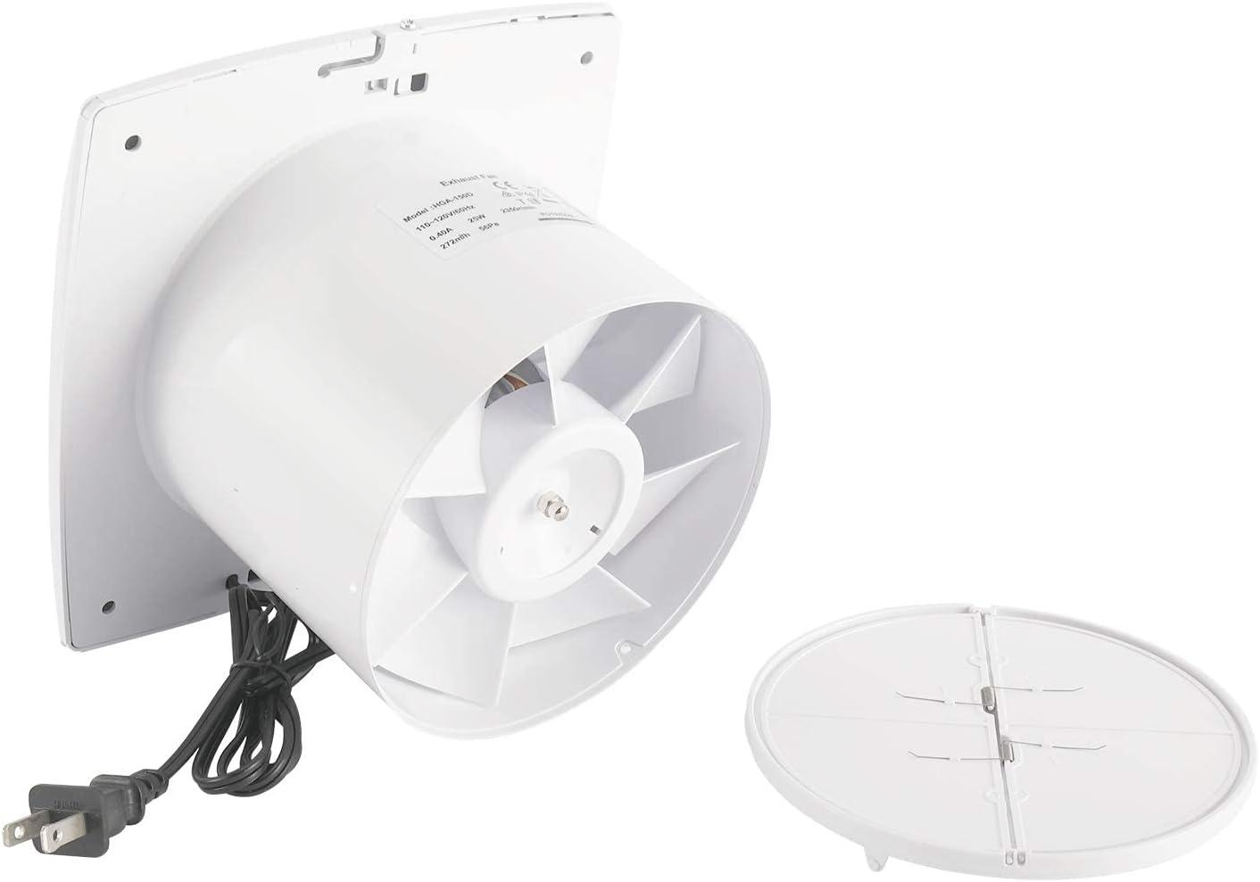 6" Exhaust Fan Extractor Ventilation Fan Bathroom Garage Exhaust for Kitchen,Bathroom,Bedroom,Low Noise and Energy Saving