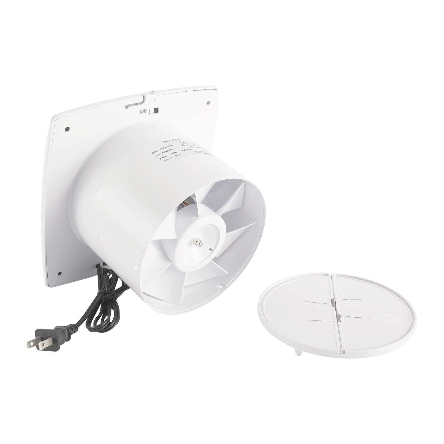 6" Exhaust Fan Extractor Ventilation Fan Bathroom Garage Exhaust for Kitchen,Bathroom,Bedroom,Low Noise and Energy Saving