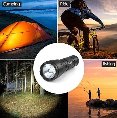 ULTRAFIRE Single Mode Handheld Flashlight WF-502B, V6 LED, Super Power 1000 Lumens hwawys led Flashlights Small Pocket Torch