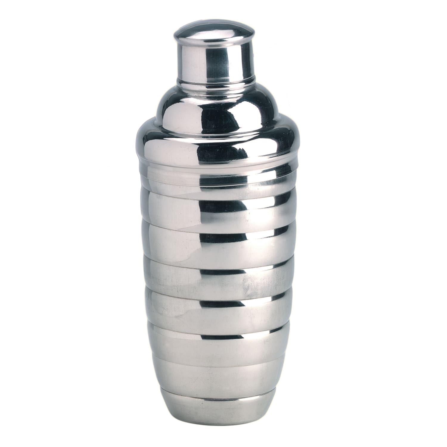 Beehive 16 oz Silver Stainless Steel Cocktail Shaker Set