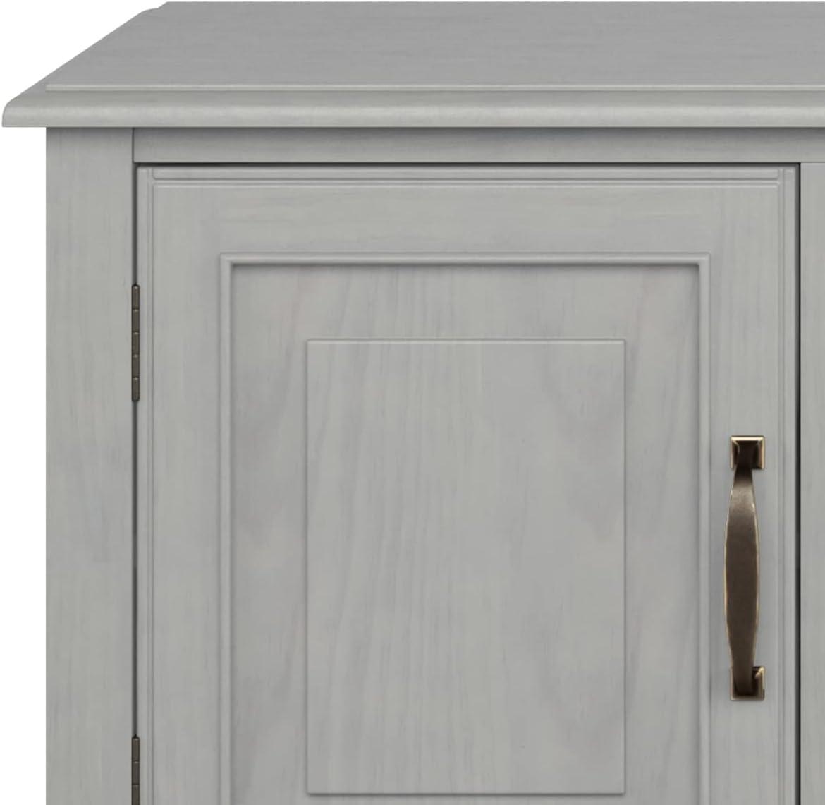 Simpli Home Connaught SOLID WOOD 72 inch Wide TV Stand For TVs up to 80 inches