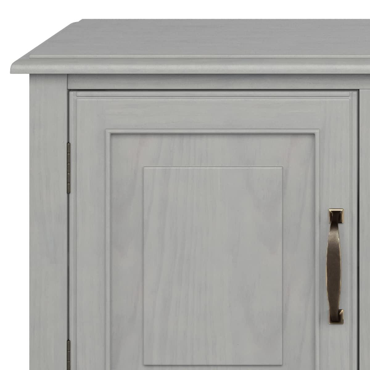 Simpli Home Connaught SOLID WOOD 72 inch Wide TV Stand For TVs up to 80 inches