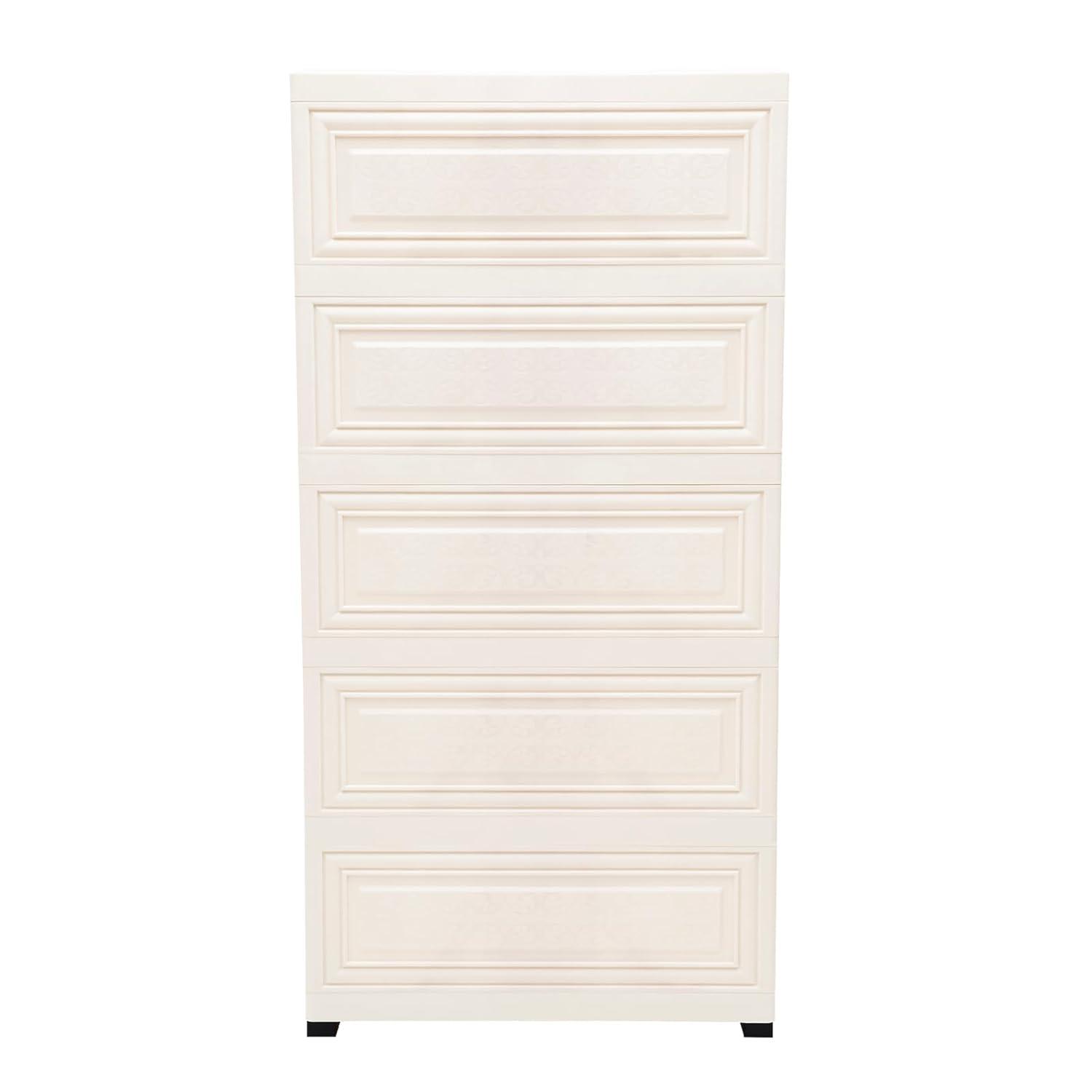 Plastic Storage Dresser Bedroom 6 Drawer Clothes Organizer Tower Cabinet Office