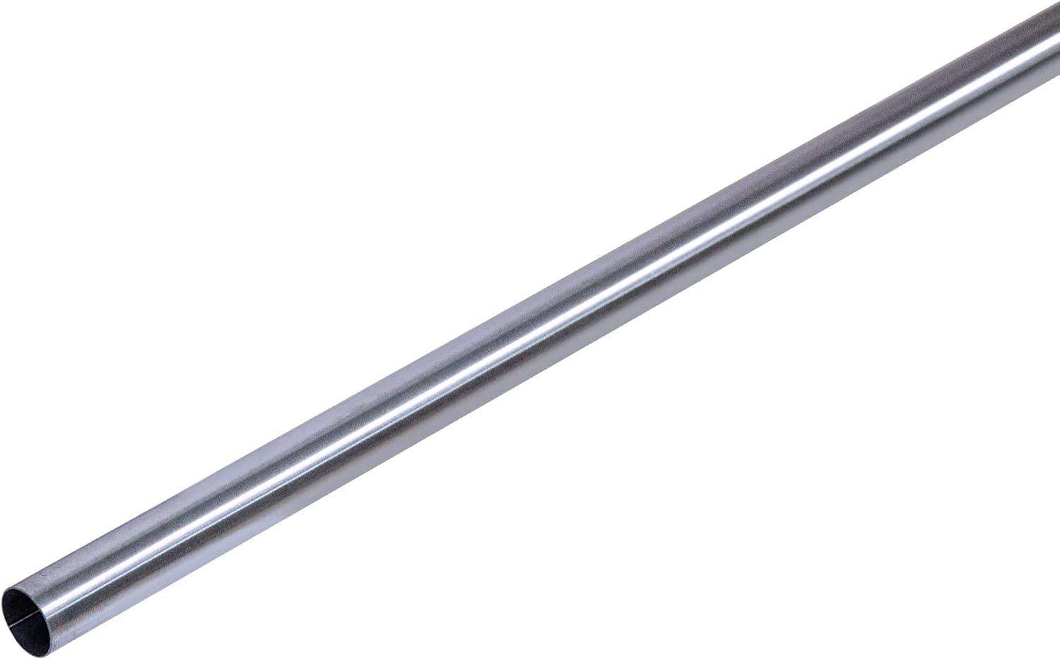 Satin Nickel 60-Inch Stainless Steel Shower Rod