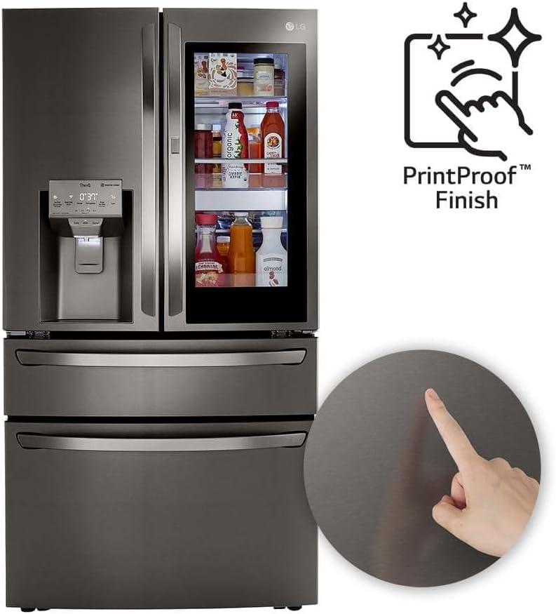 LG LRMVC2306D 23 Cu. Ft. Black Stainless French Door Smart Refrigerator