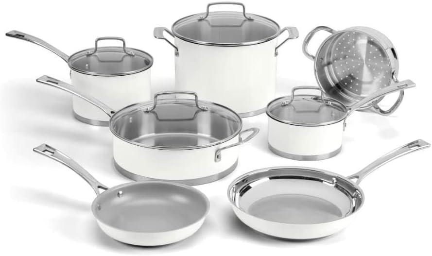 Cuisinart 11Pc Matte White Set