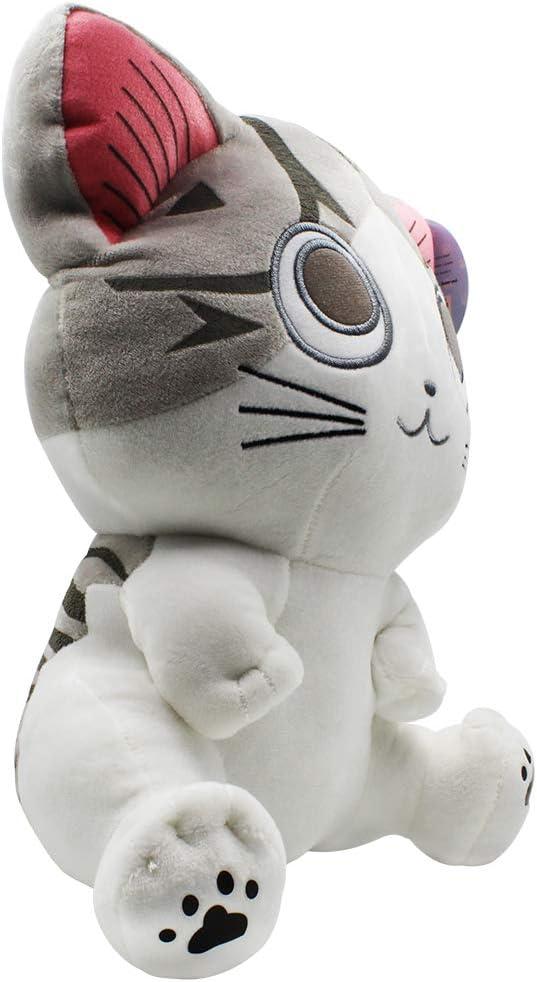 Chi's Sweet Home 13" Gray and White Plush Cat