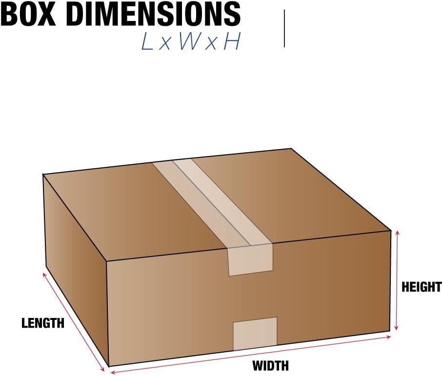 Box Partners Flat Corrugated Boxes 22" x 18" x 4" Kraft 25/Bundle 22184