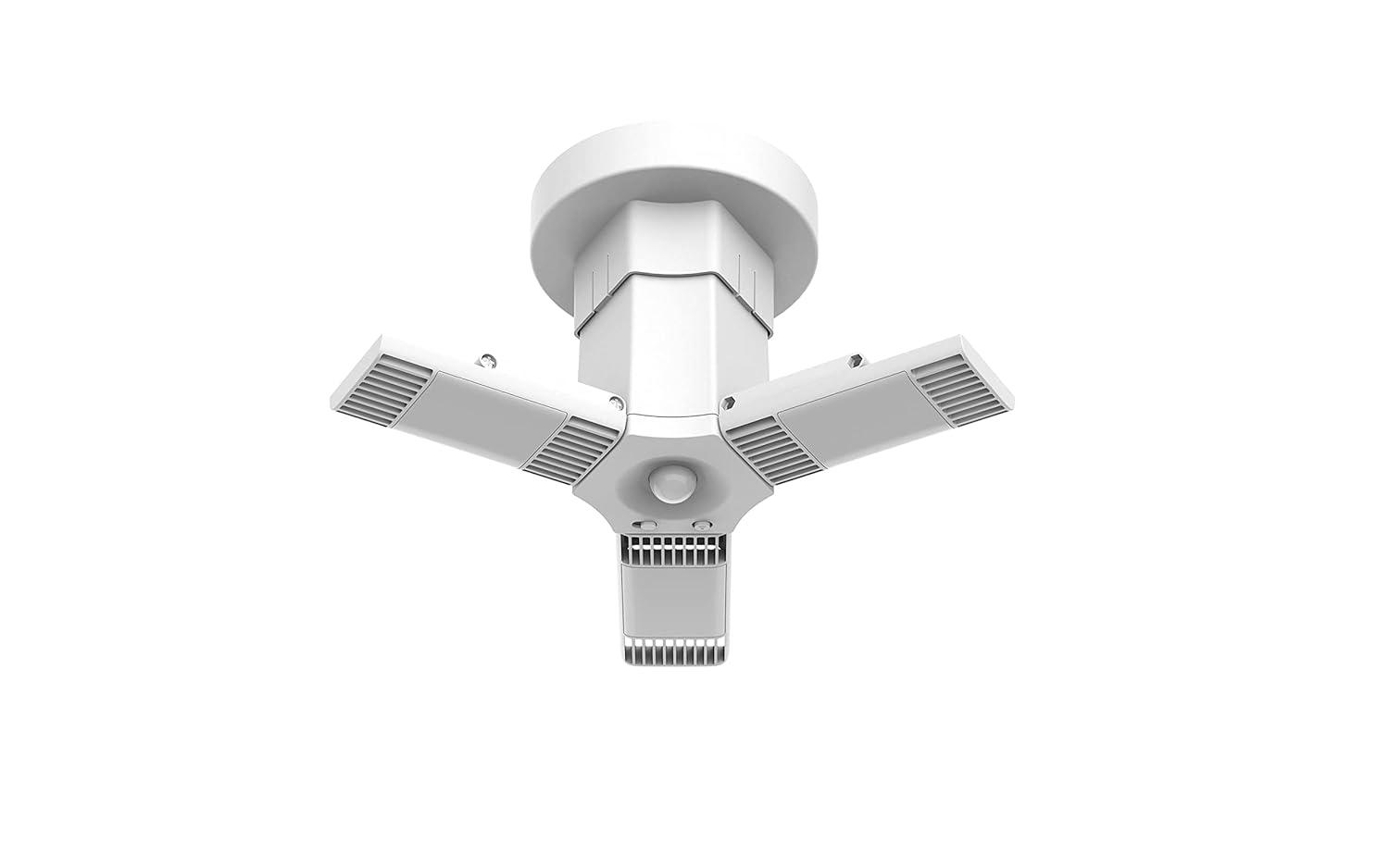 GE Ultra Bright Cool White Utility Light Fixture: LED Garage & Utility Room Light, 8000 Lumens, 80W, Energy Star Certified