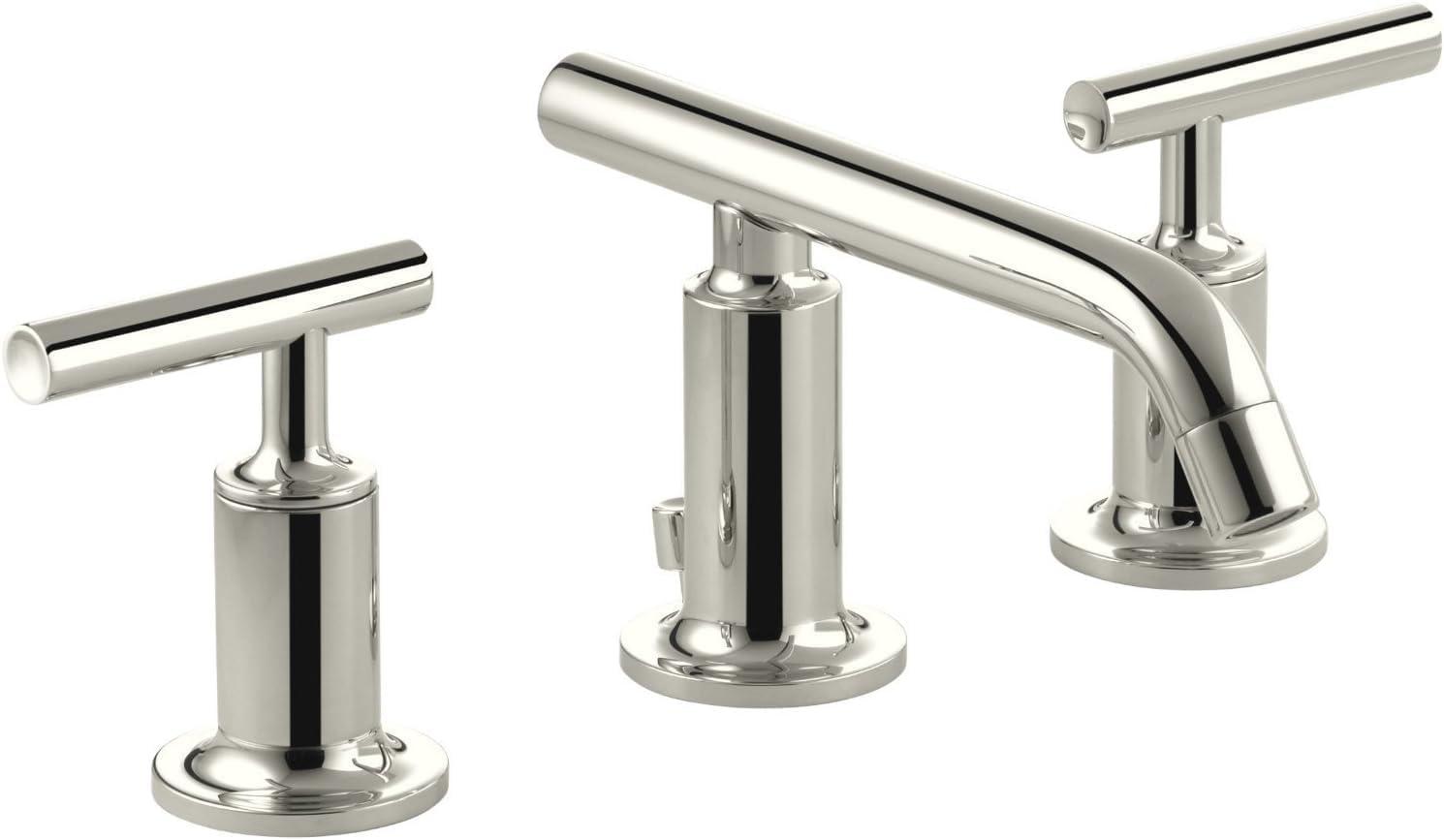 Purist® Widespread Bathroom Faucet with Drain Assembly