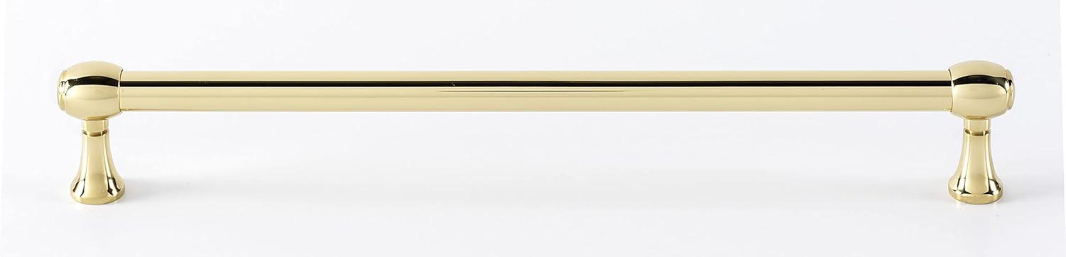 Unlacquered Brass 6-Inch Mid-Century Cabinet Pull Handle