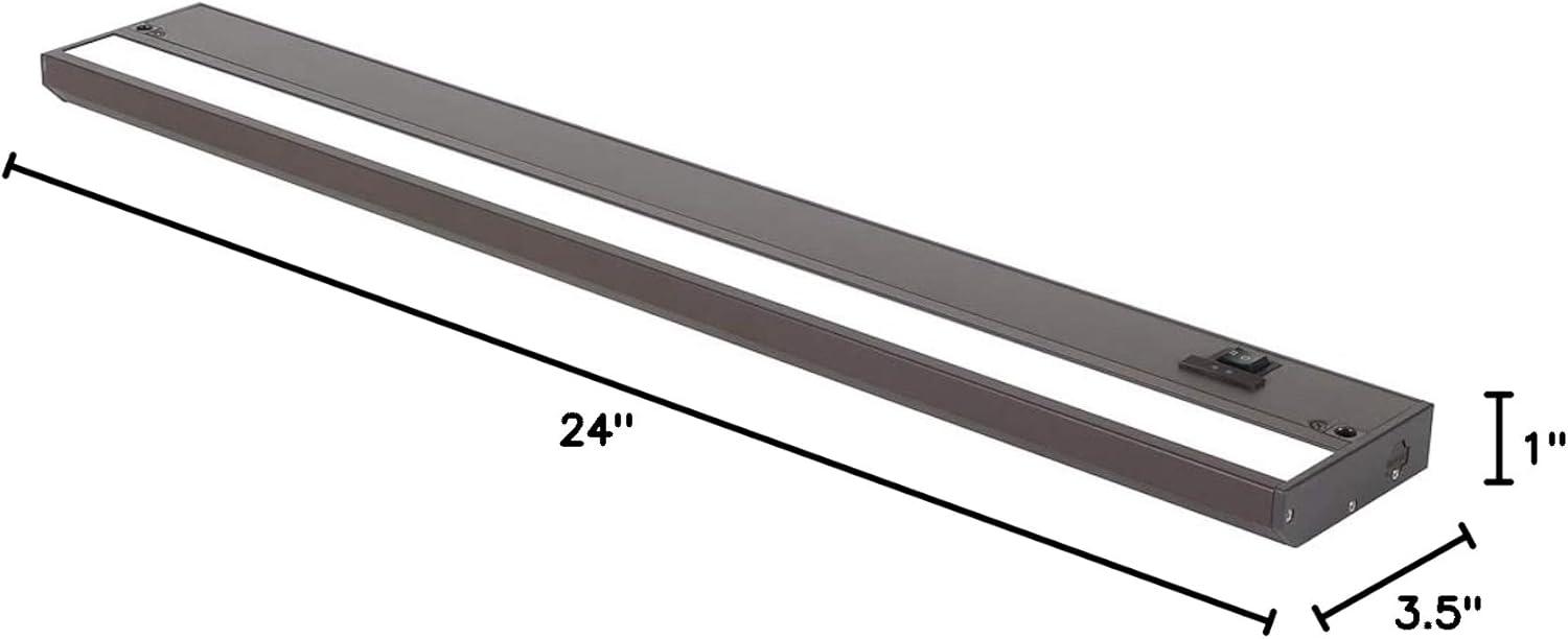 Bronze 24-Inch Dimmable LED Under Cabinet Light
