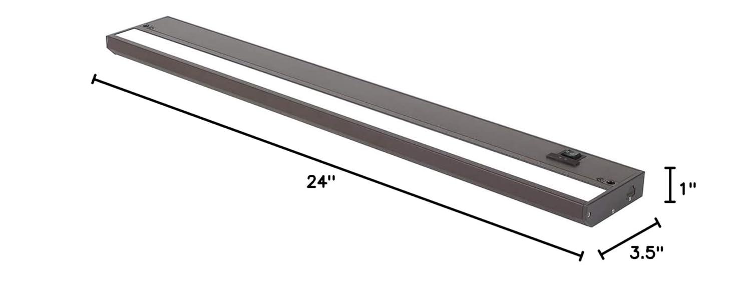 Bronze 24-Inch Dimmable LED Under Cabinet Light