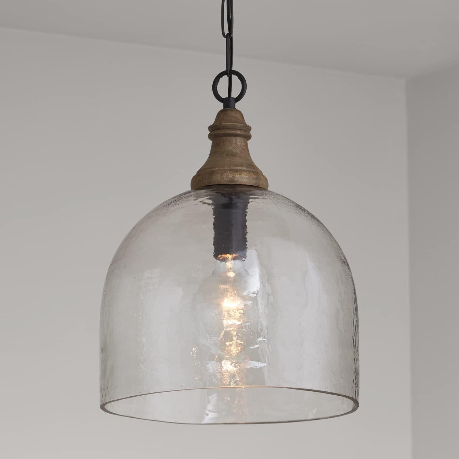 Capital Lighting Inglewood 1 - Light Pendant in  Grey Wash/Dark Pewter