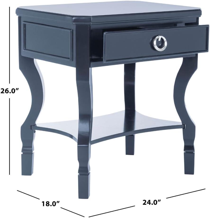 Alaia 1 Drawer Night Stand  - Safavieh