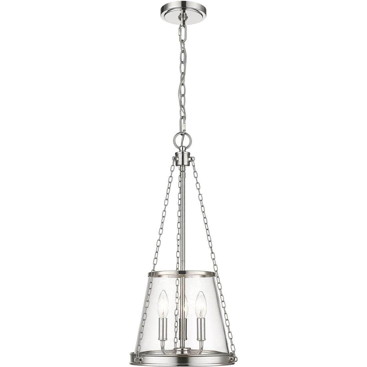 Z-Lite Prescott 3 - Light Pendant in  Polished Nickel