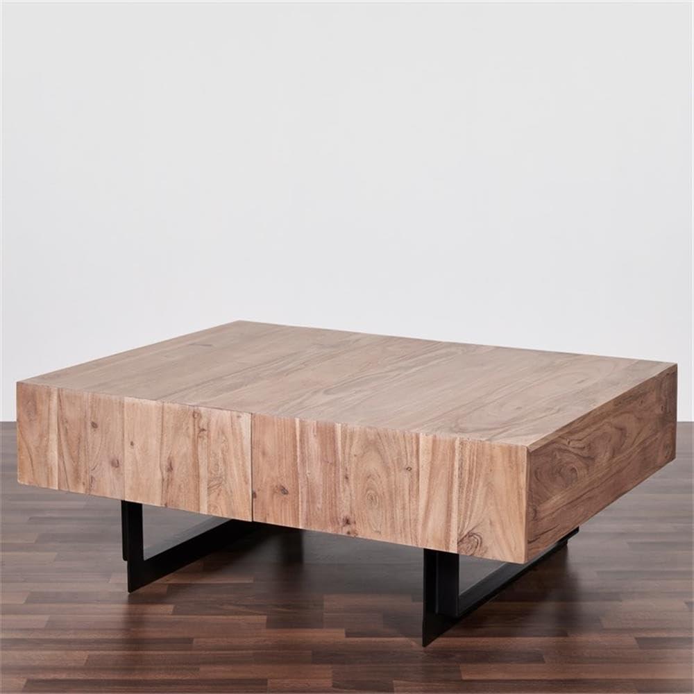 Mullins Extendable Sled Coffee Table with Storage