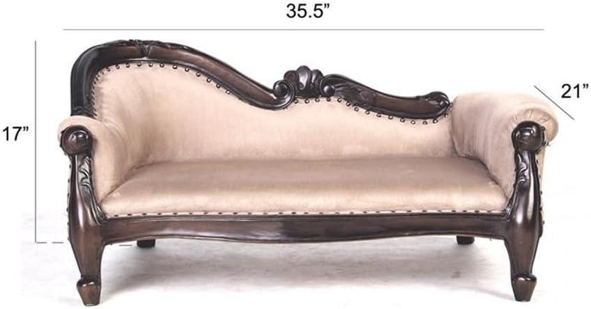 D-Art Collection Mahogany Victorian Pet Sofa