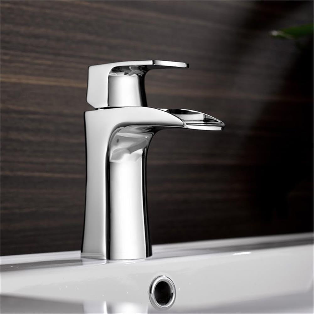 Vinnova Alessandra Single Lever Vessel Bathroom Faucet in Polished Chrome