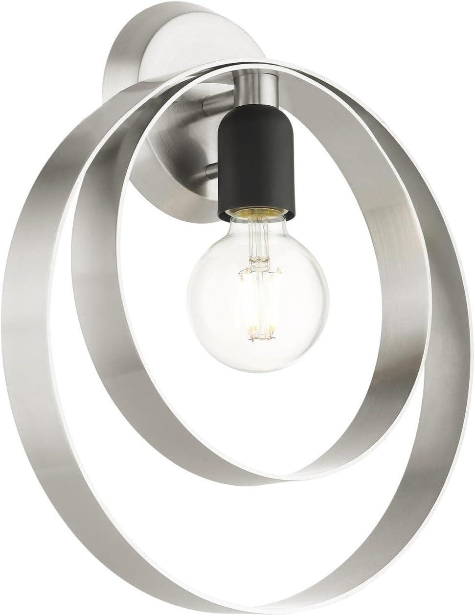Livex Lighting Modesto 1 - Light Wall Light in  Brushed Nickel