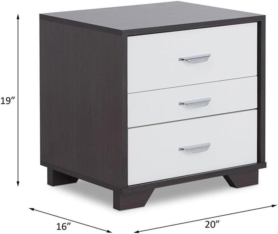 19'' Tall Nightstand in White