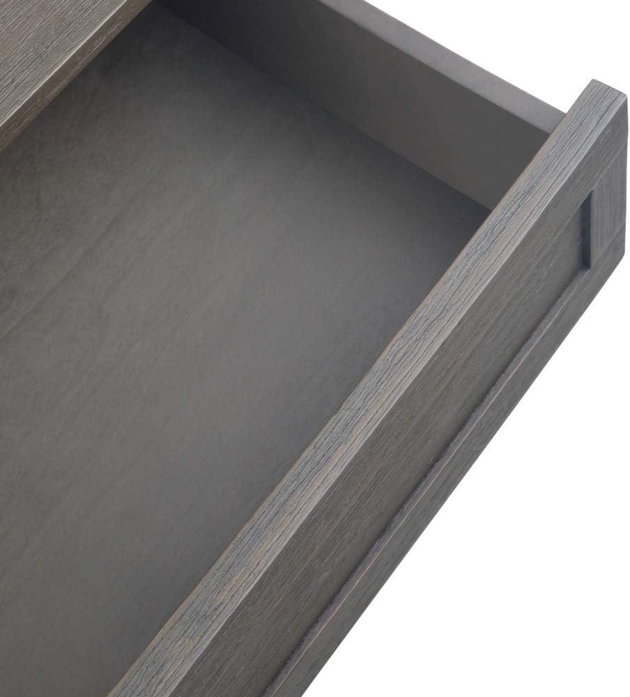 Simpli Home Monroe 38"W Solid Acacia Rustic Square Coffee Table with Large Drawer and Open Shelf