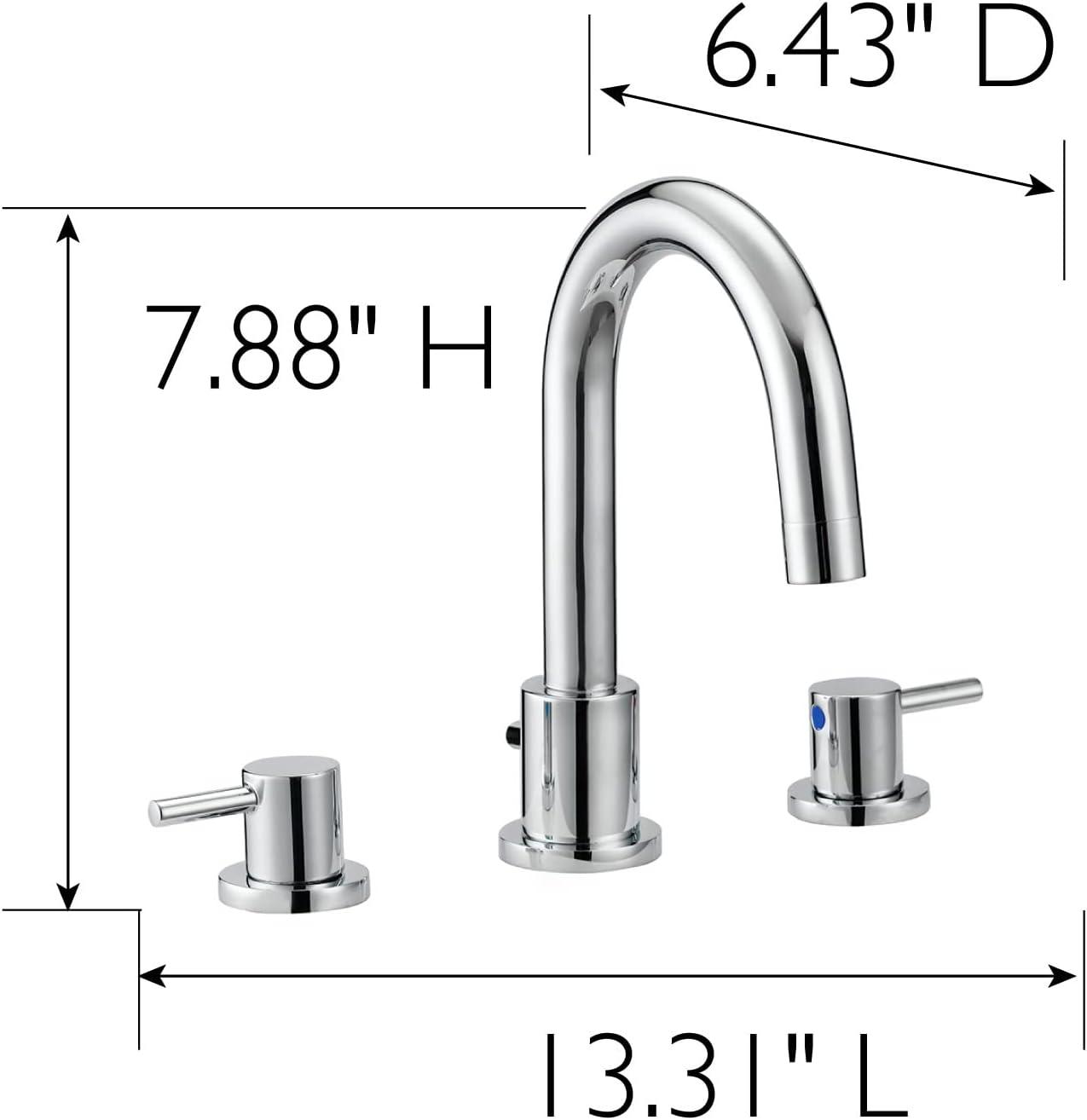 Eastport II Widespread Bathroom Faucet with Drain Assembly