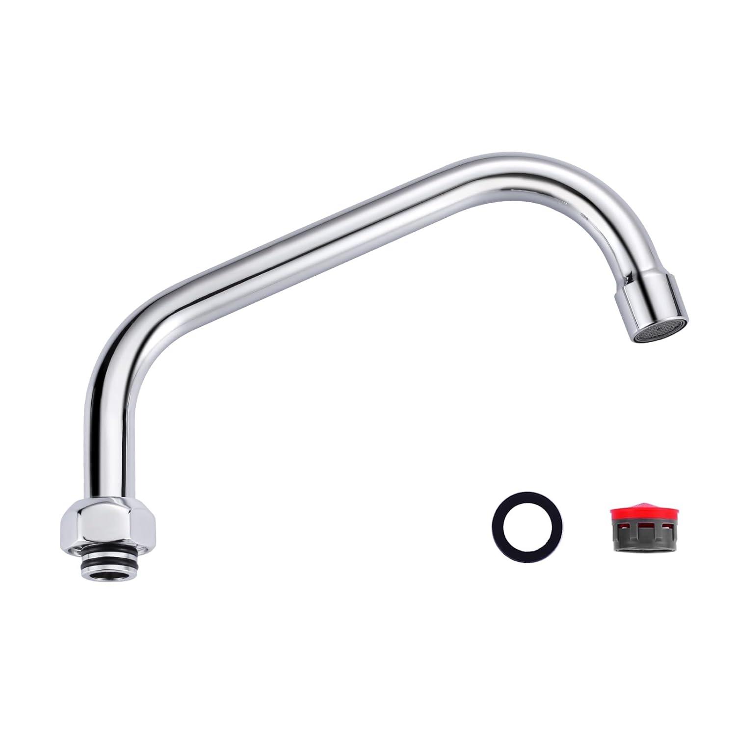 8" Faucet Swing Spout Replacement In Polished Chrome-G3/4 Internal Thread