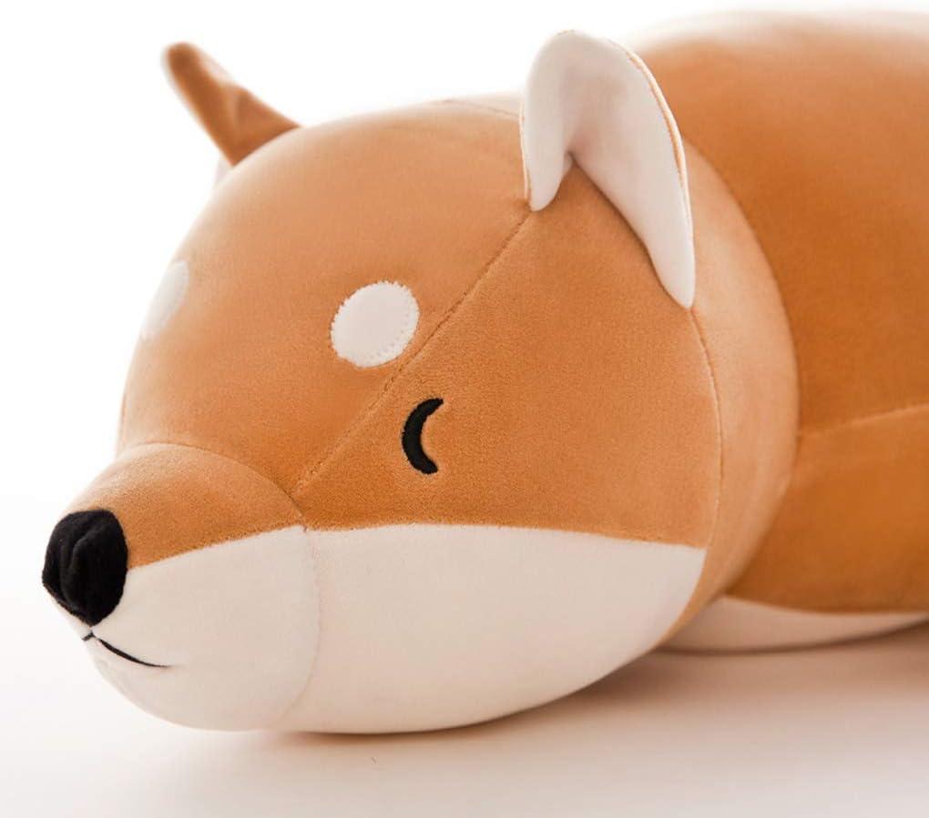 Stuffed Plush Shiba Inu Animal Toy 20 Inch Dog Corgi Akita Animal Stuffed Plushies Super Soft Cute Cuddly Pillow Cushion Stuff Dolls Gifts for Children Kids Boys Girls Room Decoration, 20Inches