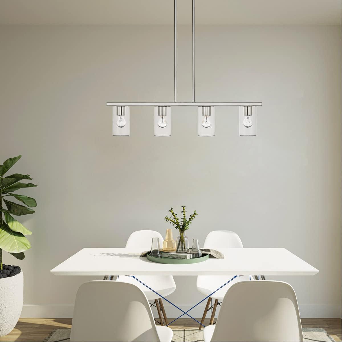 Livex Lighting Zurich 4 - Light Chandelier in  Brushed Nickel