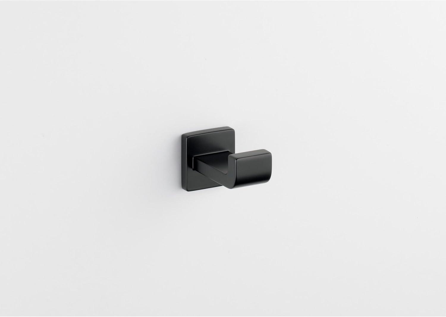 Ara Single Towel Hook Bath Hardware Accessory in Matte Black