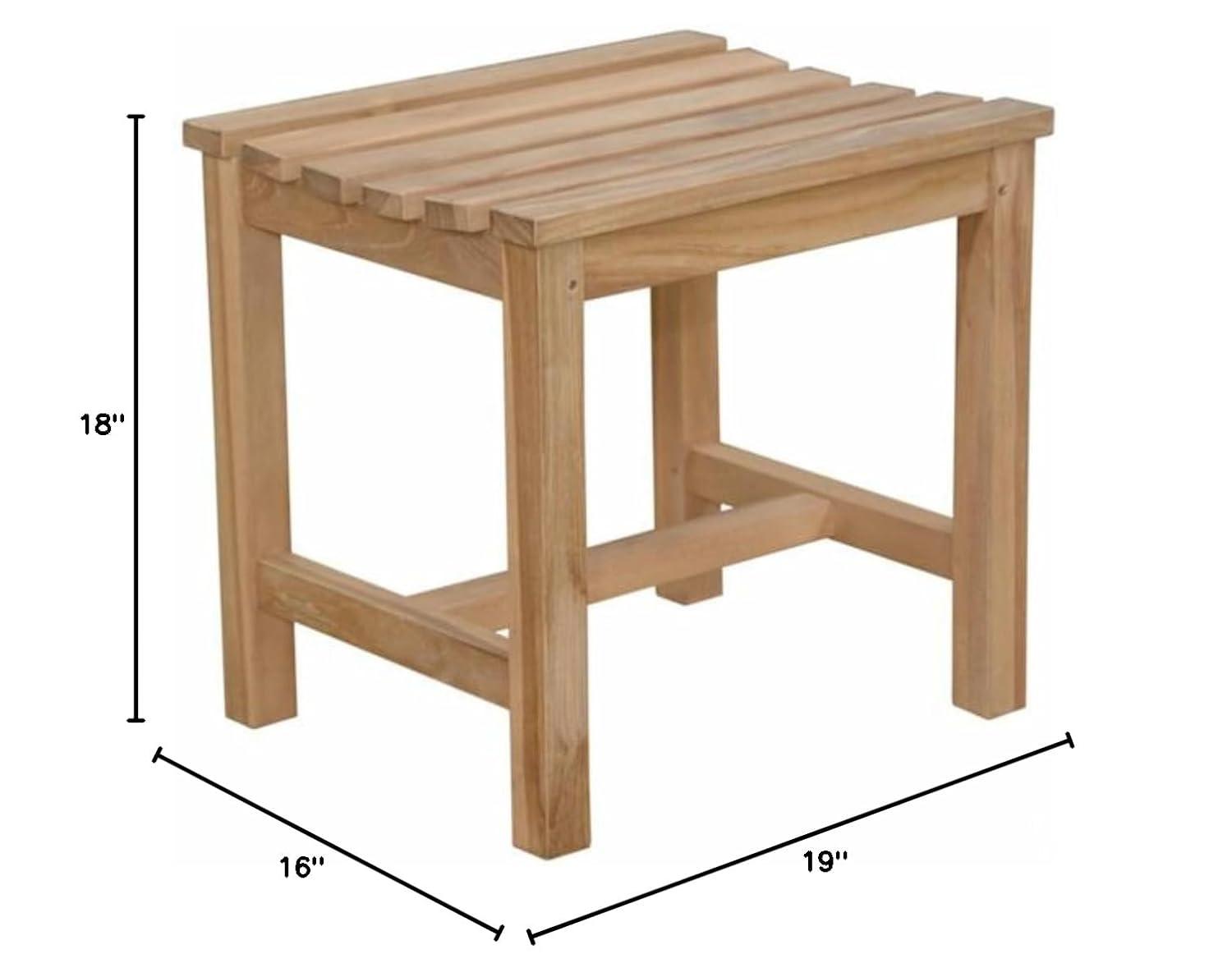 Anderson Teak Braxton Wood Outdoor Dining Side Chair