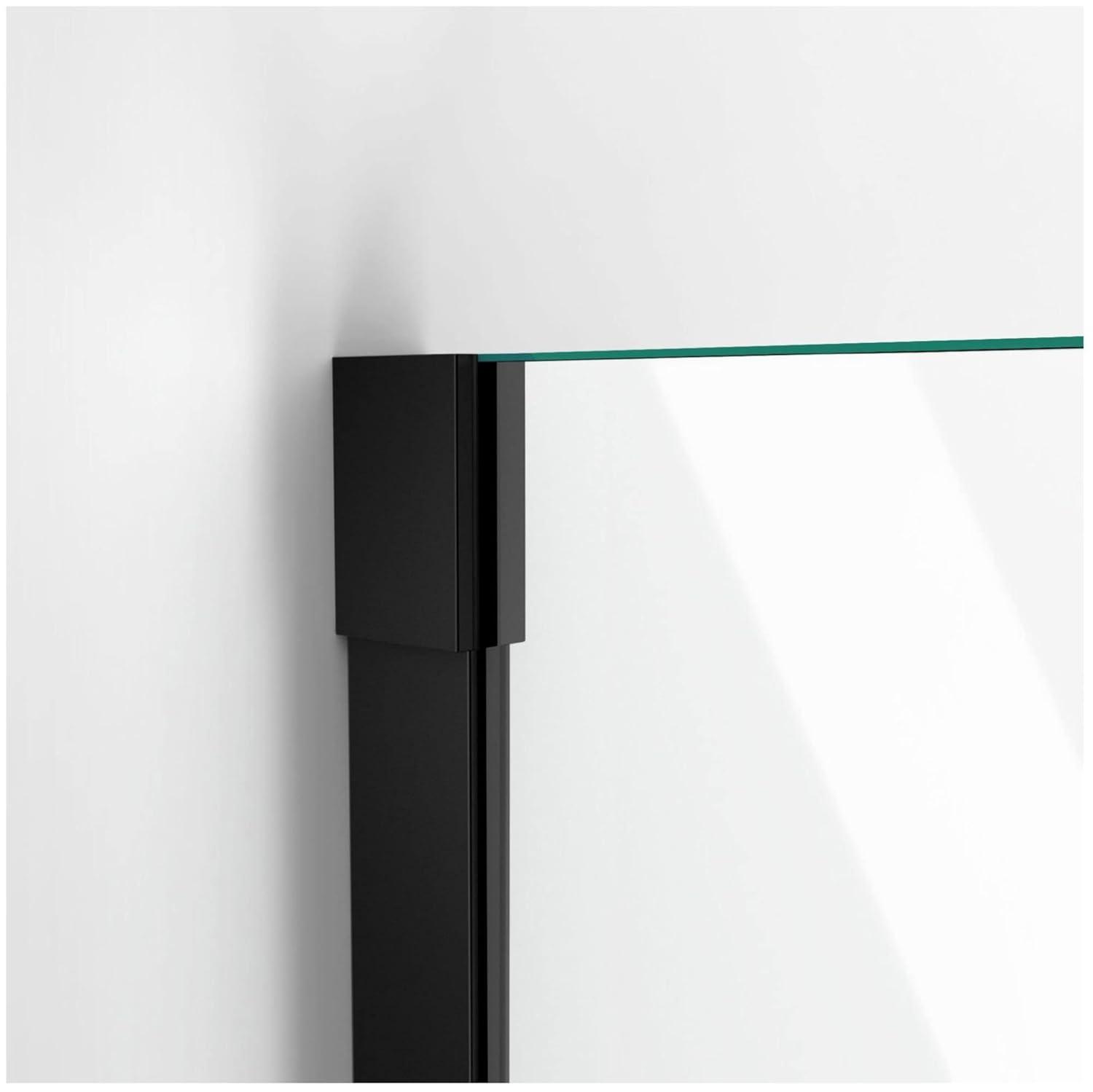 Unidoor-X 58" W x 58" H Hinged Frameless Tub Door