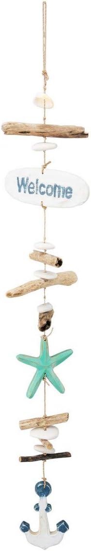 Beachcombers Anchor/Starfish Driftwood Drop