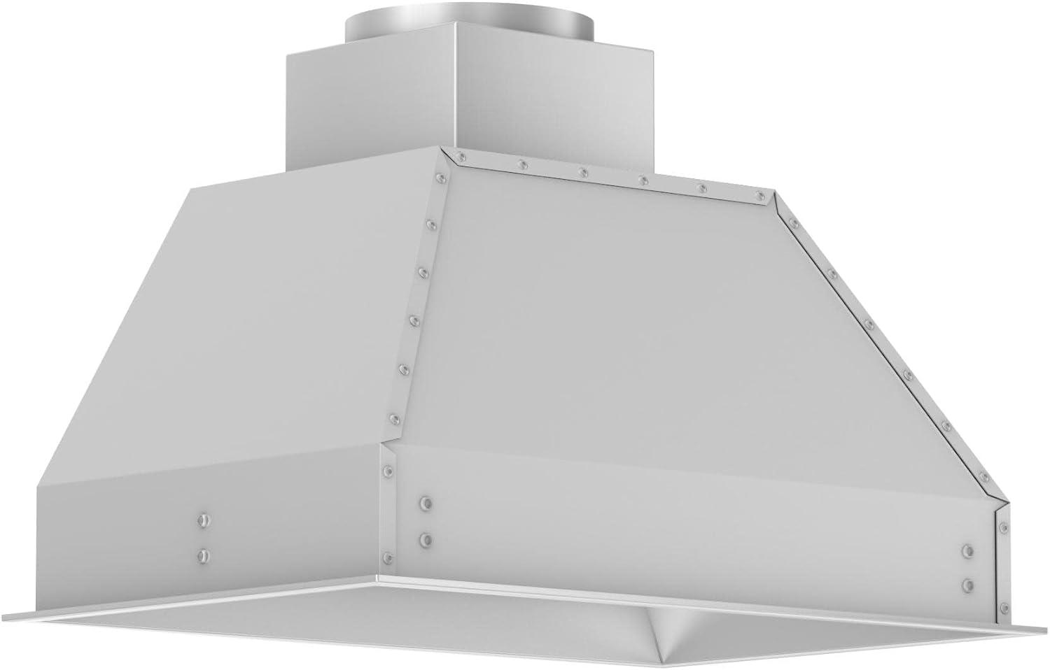 698 28" 400 CFM Ducted Insert Range Hood in Brushed 430 Stainless Steel