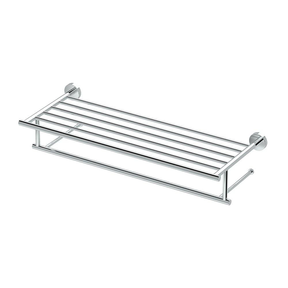 Wall Mount 25.75" W Towel Rack with Towel Bar