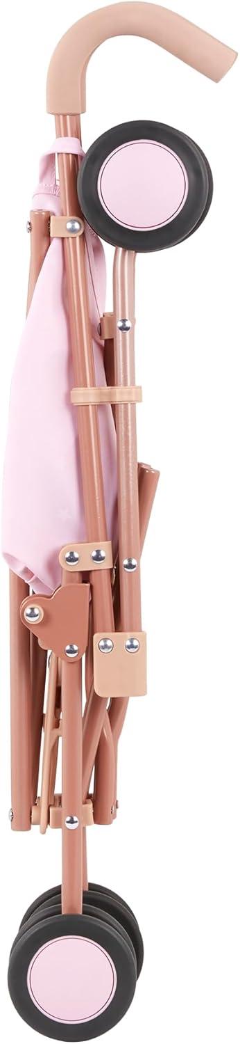 LullaBaby  Doll Stroller  Foldable Frame  Star-Print Design  Baby Doll Accessories  Toys For Kids Ages 2 & Up  Baby Doll Stroller
