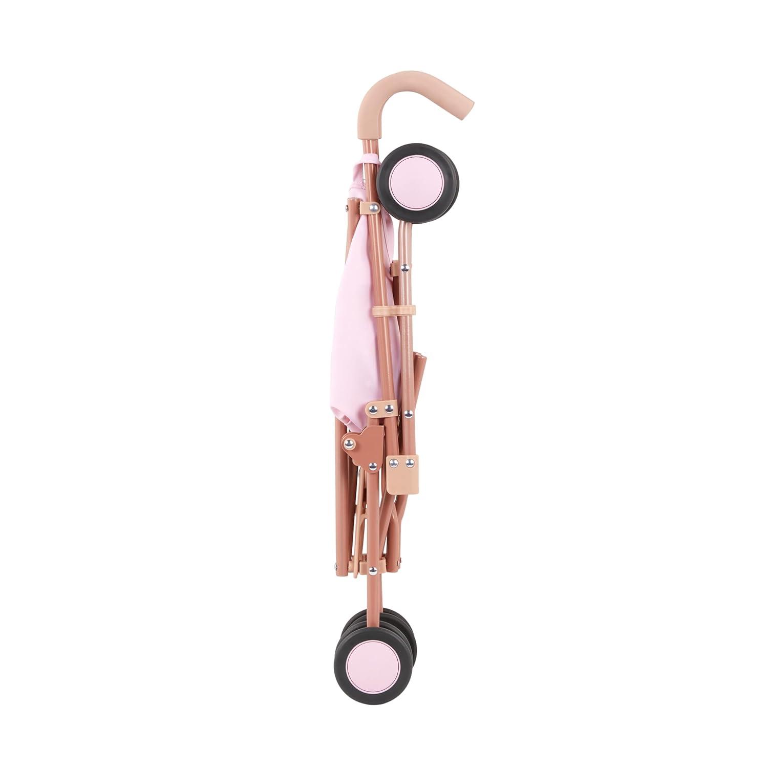 LullaBaby  Doll Stroller  Foldable Frame  Star-Print Design  Baby Doll Accessories  Toys For Kids Ages 2 & Up  Baby Doll Stroller