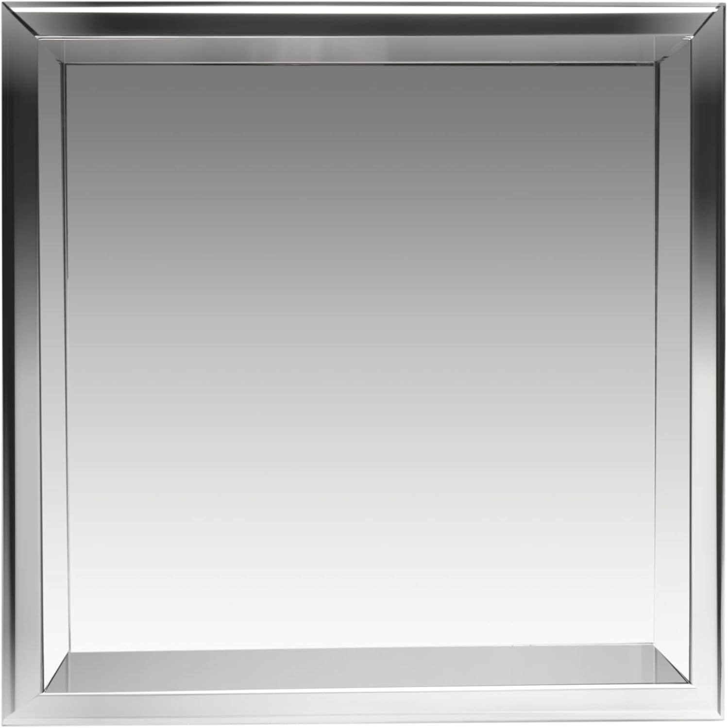 Square Stainless Steel Single Shower Niche