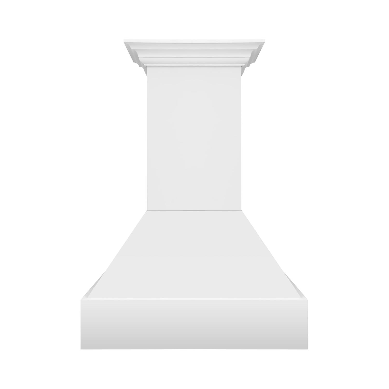 ZLINE 36 in. Convertible Vent Wooden Wall Mount Range Hood in Walnut