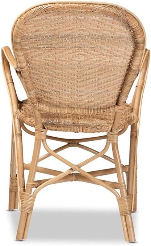 Genna Rattan Dining Chair Set Natural/Brown - bali & pari