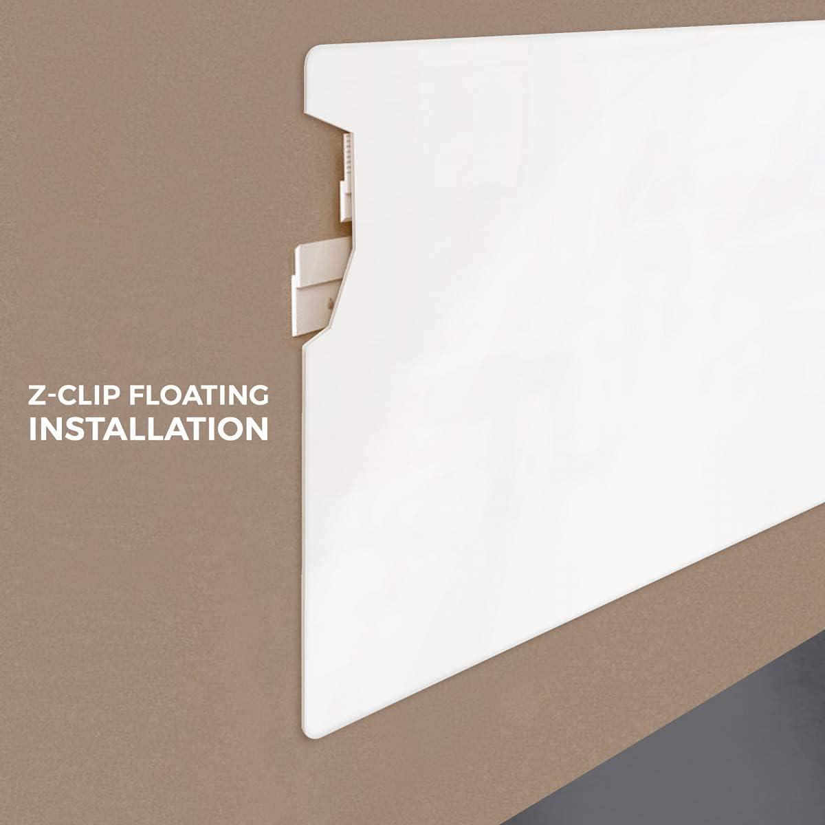 96" x 48" Frameless White Magnetic Glass Dry Erase Board