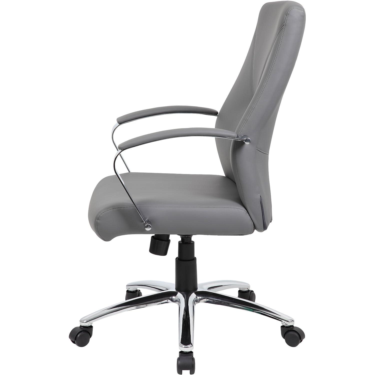 Boss Office Products Leather Conference Chair