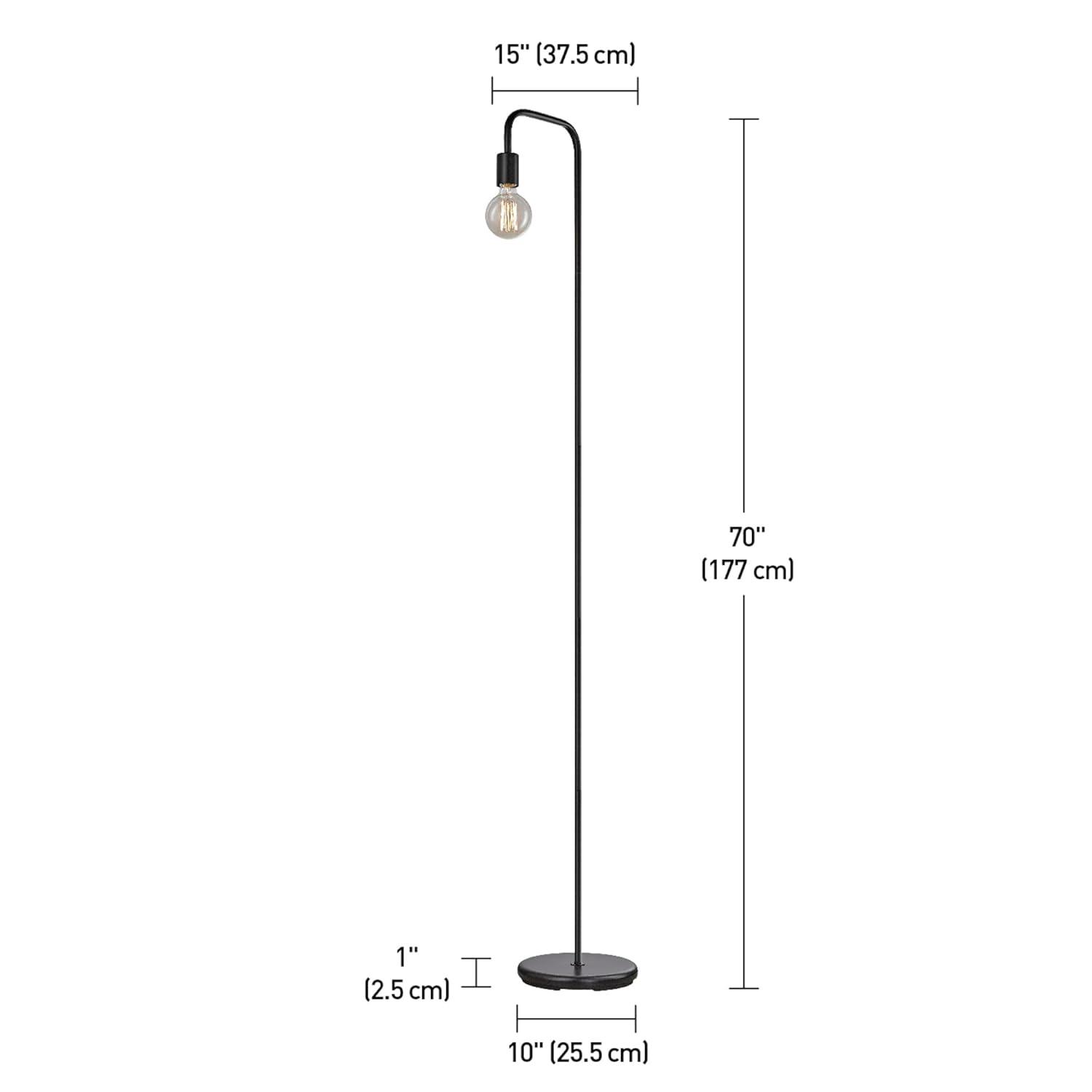Globe Electric Holden 70" Black Floor Lamp