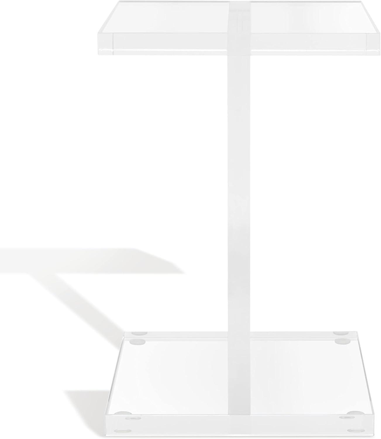 Jennabeth Clear Acrylic Rectangular Accent Table